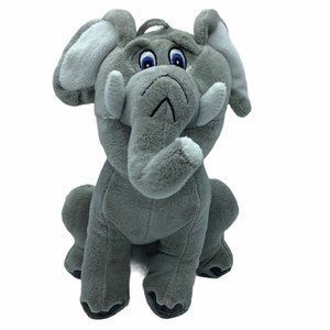 Kipp Elephant Gray 10" sitting Plush Stuffed‎ Animal Toy